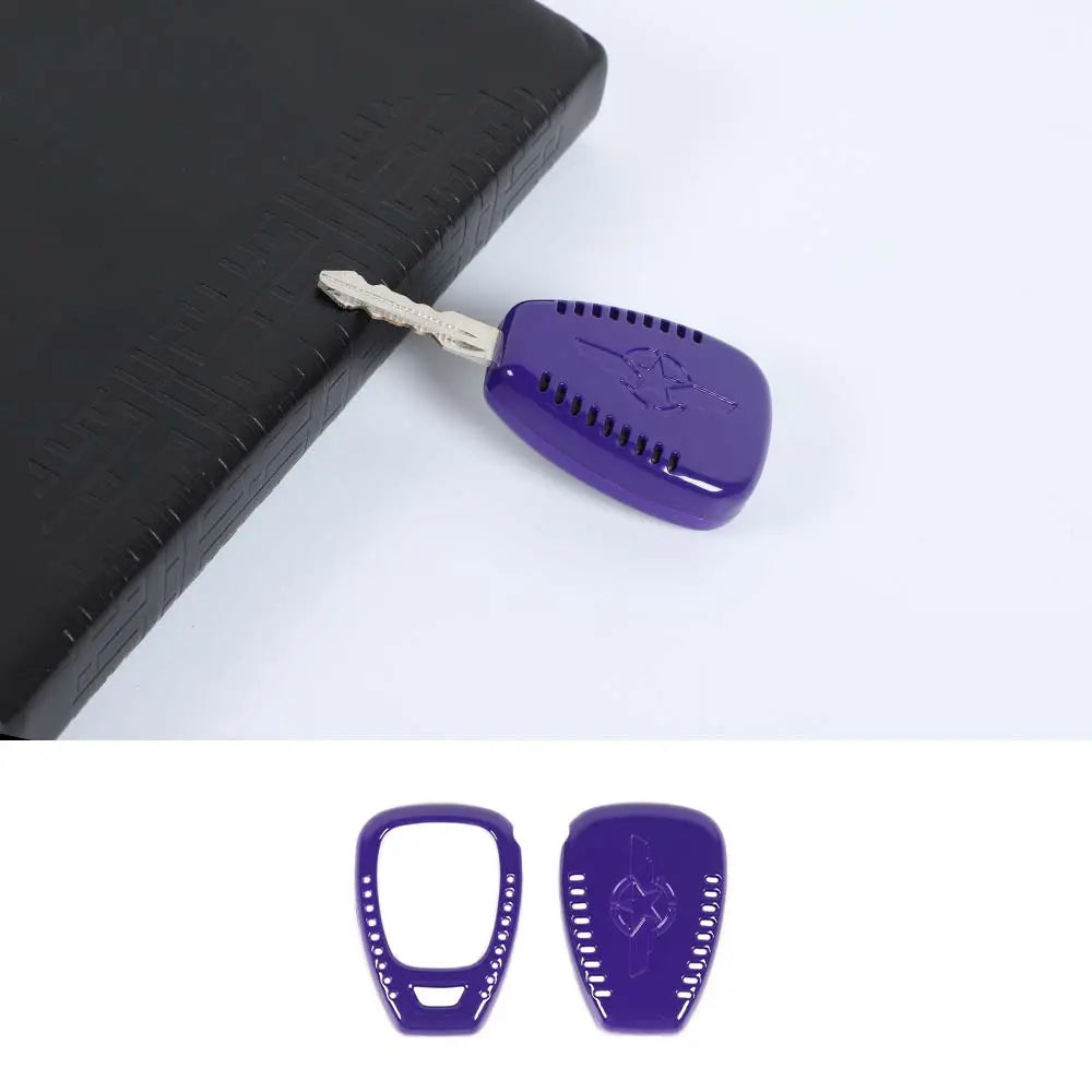 For Jeep Wrangler JK JKU 2007-18 / Compass 2008-16 / Patriot 2011-16 Car Key Fob Cover Case