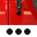 For Jeep Wrangler JK JKU Door Lock Trim Cover ABS 3pc