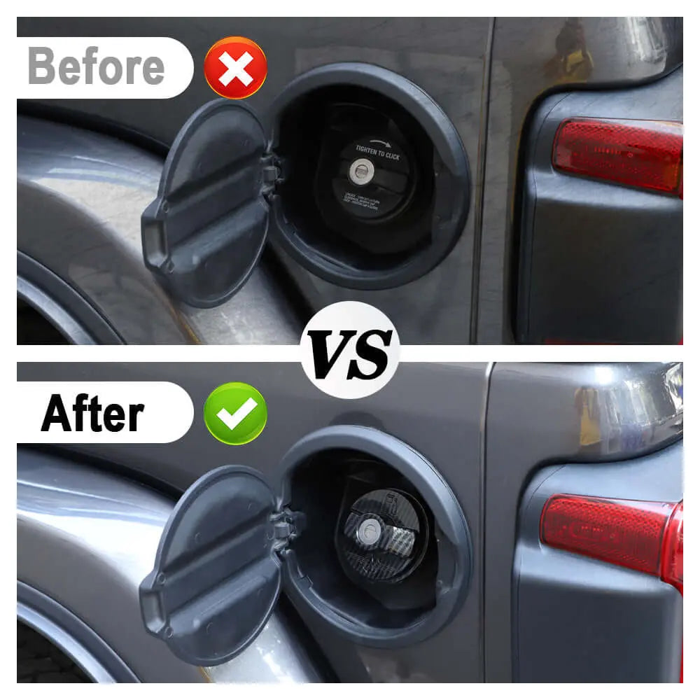 For 2006-2010 Jeep Wrangler JK JKU Fuel Tank Cap Cover Door Gas Filler Trim