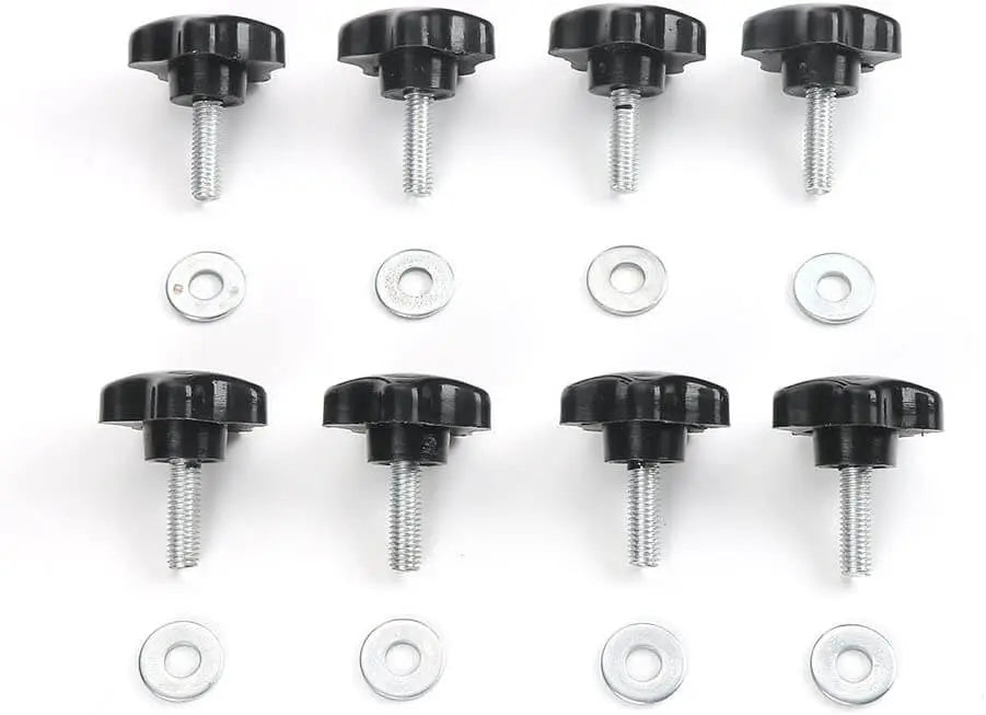For Jeep Wrangler JK JKU JL JLU TJ 2-Door Hardtop Quick Removal Bolts Thumb Screws