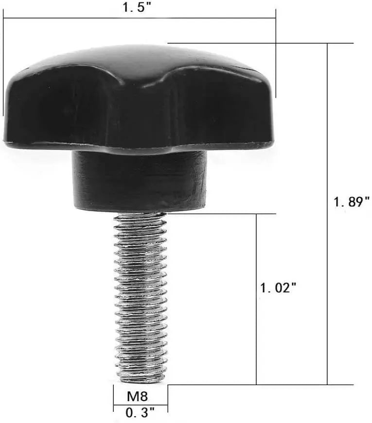 For Jeep Wrangler JK JKU JL JLU TJ 2-Door Hardtop Quick Removal Bolts Thumb Screws