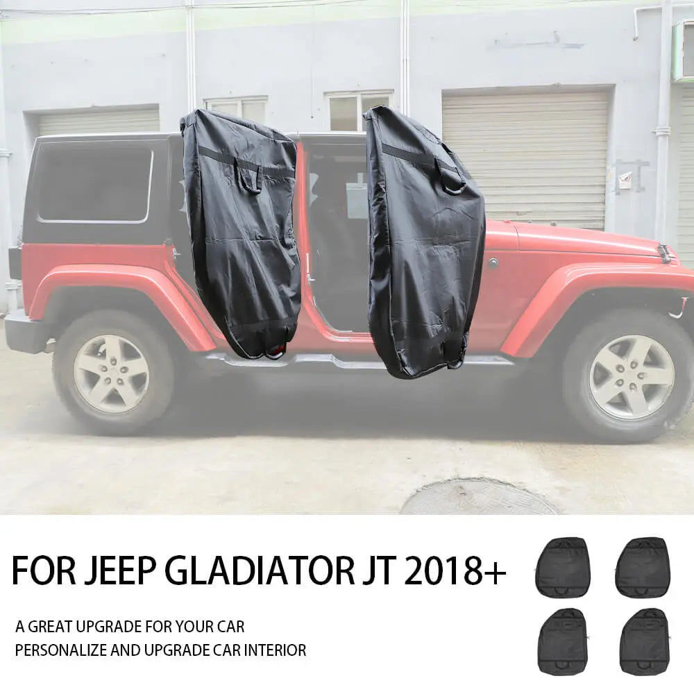 For Jeep Wrangler JK JKU JL JLU & Gladiator JT Door Storage Bag