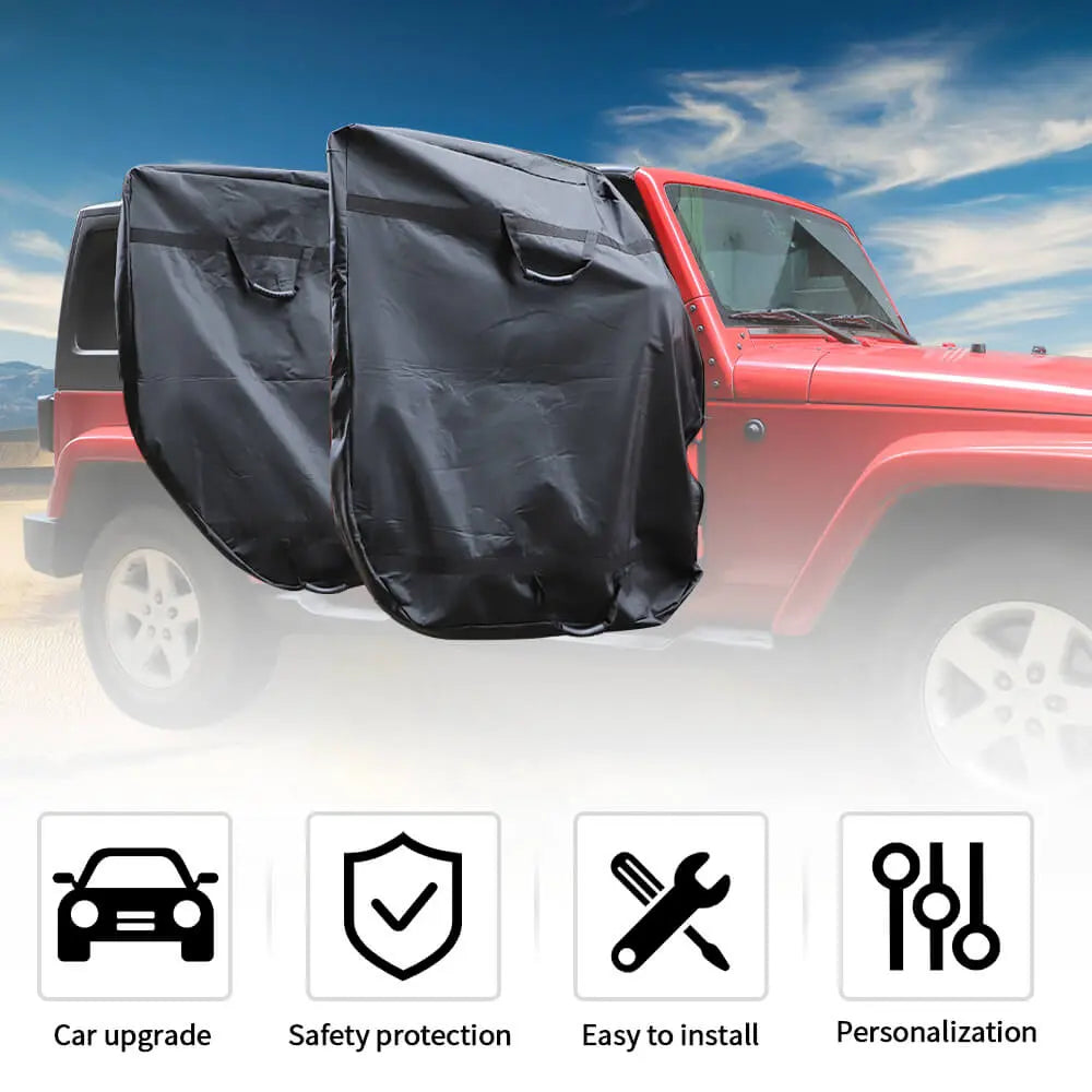 For Jeep Wrangler JK JKU JL JLU & Gladiator JT Door Storage Bag