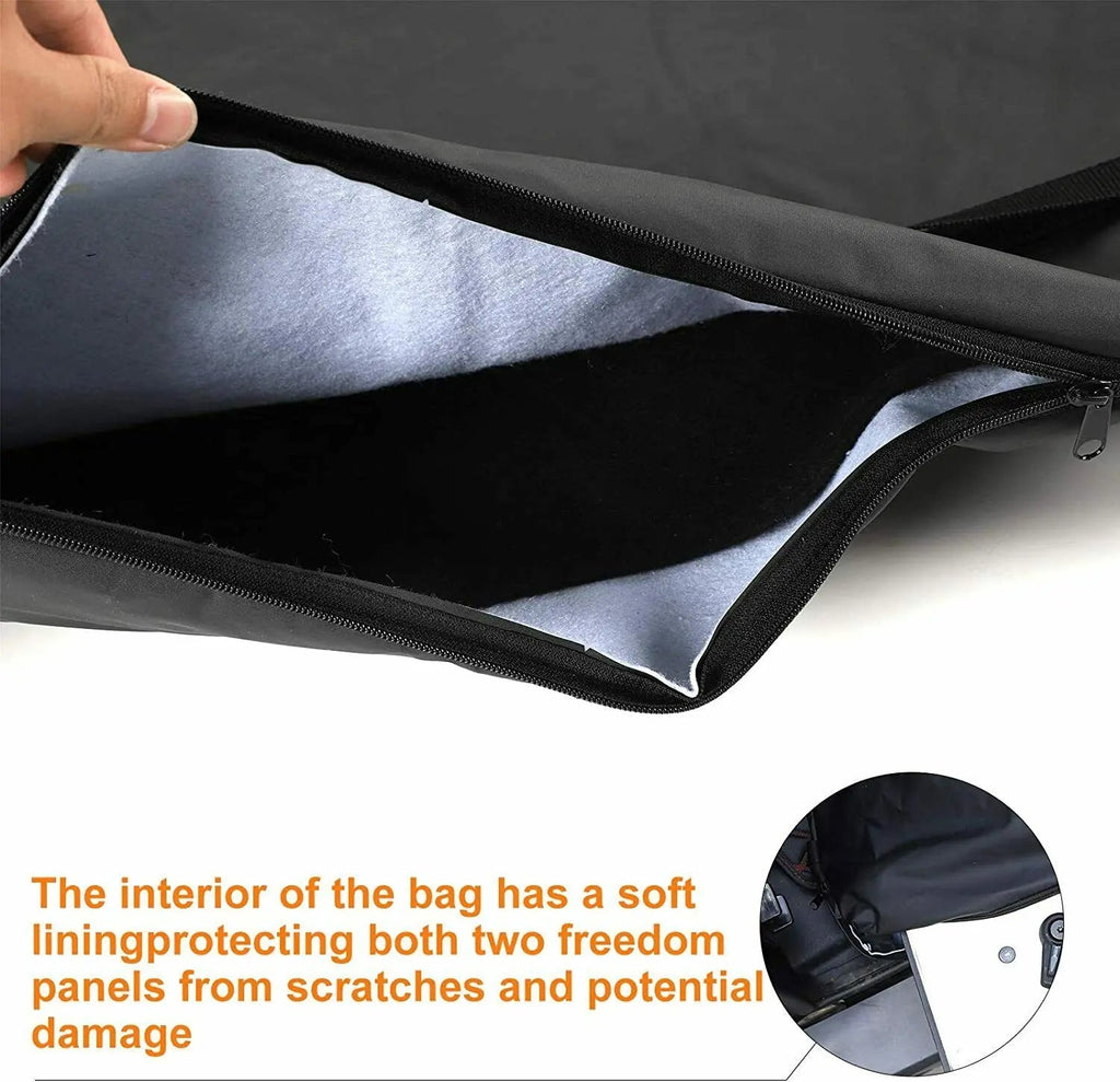 For Jeep Wrangler JK JKU JL JLU,Gladiator JT Freedom Top Panels Storage Bag with Handle