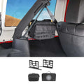 For Jeep Wrangler JK JKU JL TJ Trunk Rack Shelves & Camping Mat Tool Kit Storage