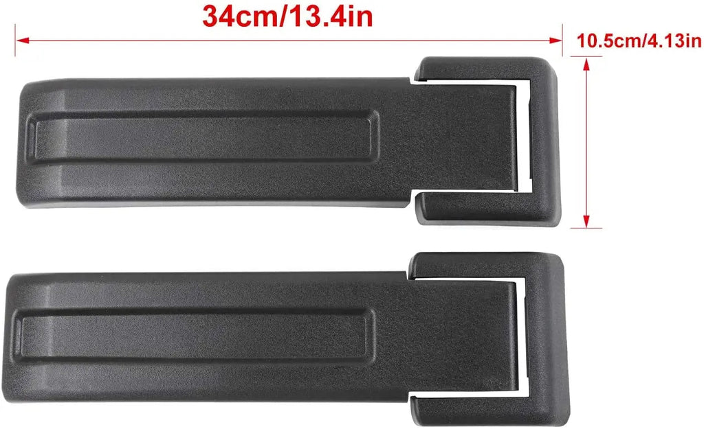 For Jeep Wrangler JK JKU Tailgate Hinge Cover Spare Tire Rear Original Style Door Hinge Liftgate Trim