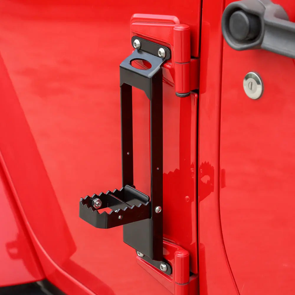 For Jeep Wrangler JK JKU Wrangler JL JLU & Gladiators JT Door Hinge Step Foot Peg Pedal Foldable
