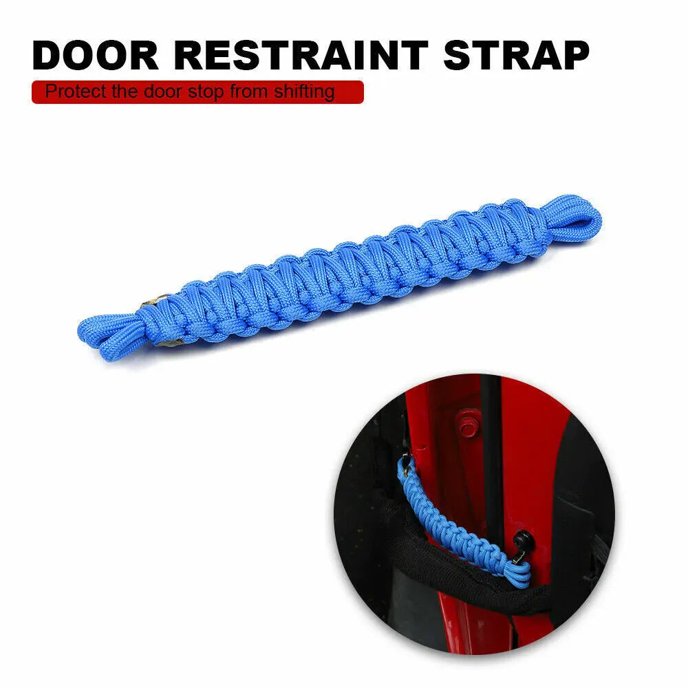 For Jeep Wrangler JK JKU YJ TJ CJ Door Limiting Straps Swing Door Check Stopper
