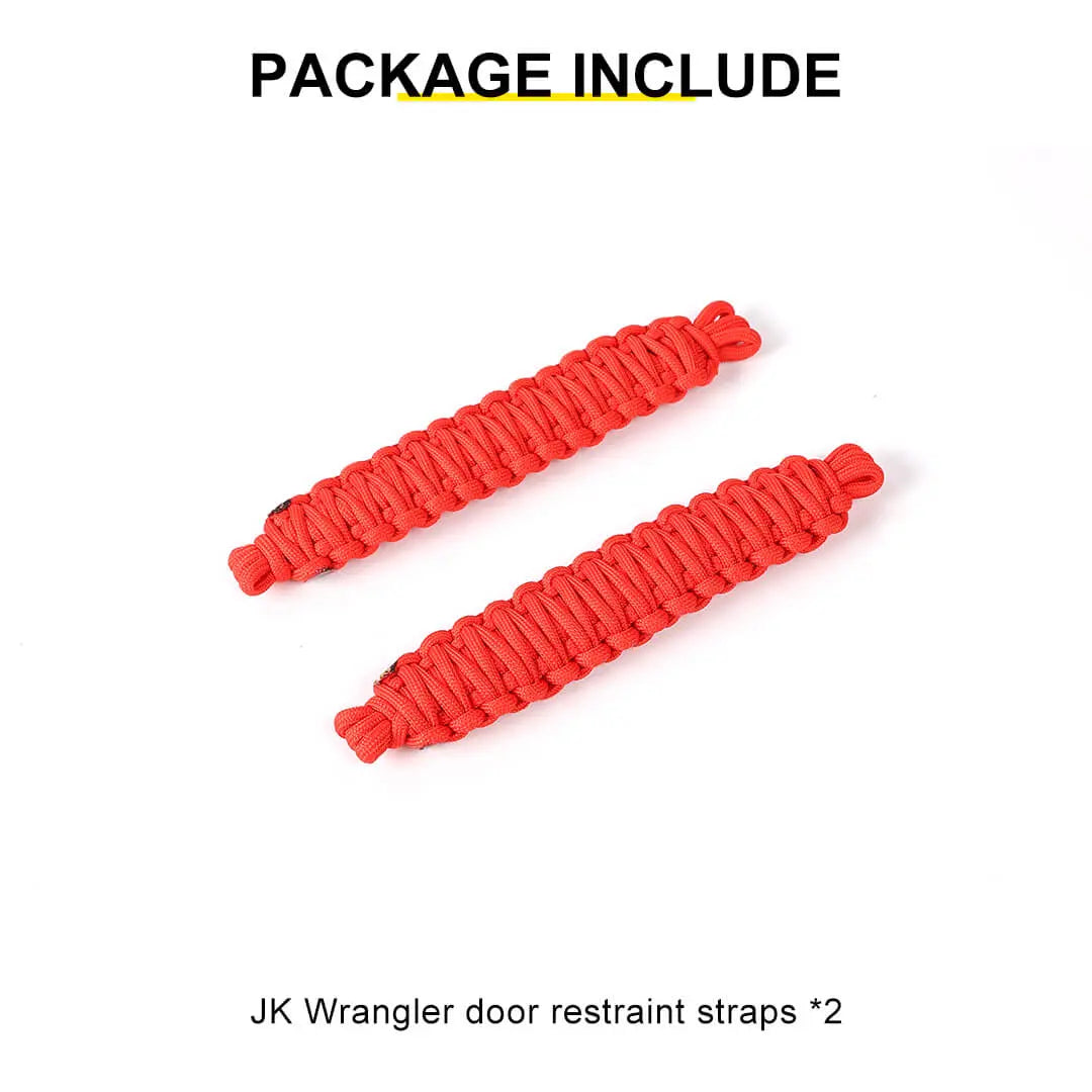 For Jeep Wrangler JK JKU YJ TJ CJ Door Limiting Straps Swing Door Check Stopper