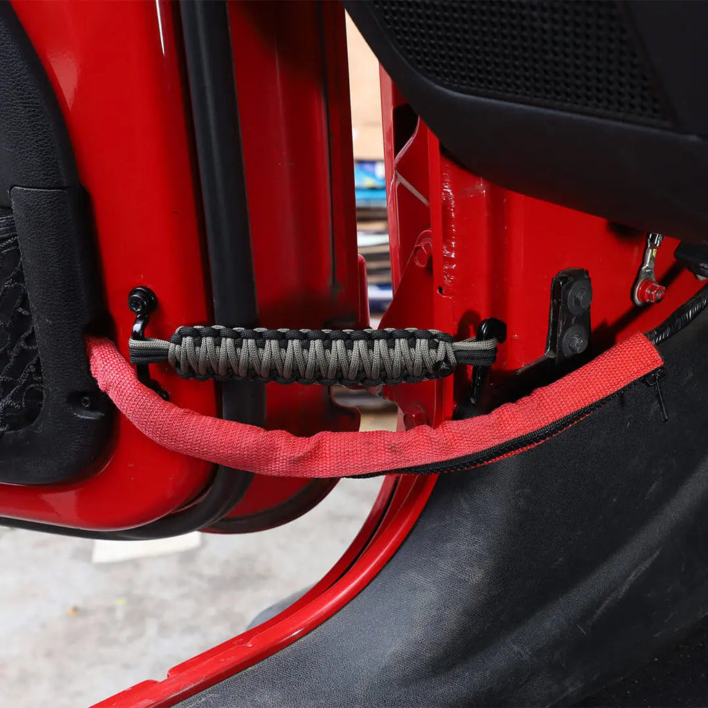For Jeep Wrangler JK JKU YJ TJ CJ Door Limiting Straps Swing Door Check Stopper（2 pcs）
