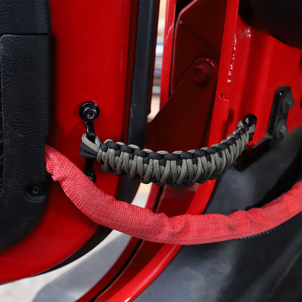For Jeep Wrangler JK JKU YJ TJ CJ Door Limiting Straps Swing Door Check Stopper（2 pcs）