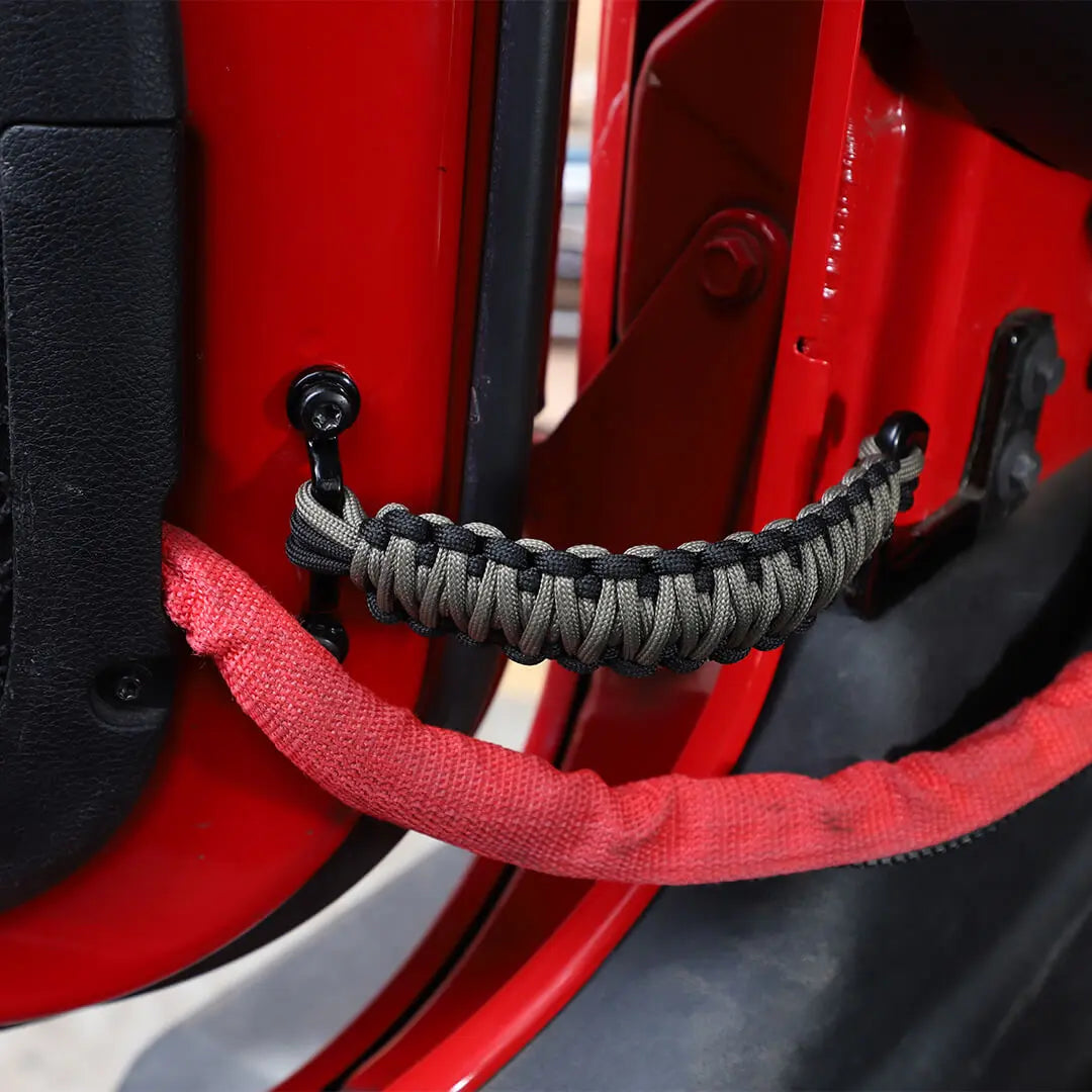 For Jeep Wrangler JK JKU YJ TJ CJ Door Limiting Straps Swing Door Check Stopper（2 pcs）