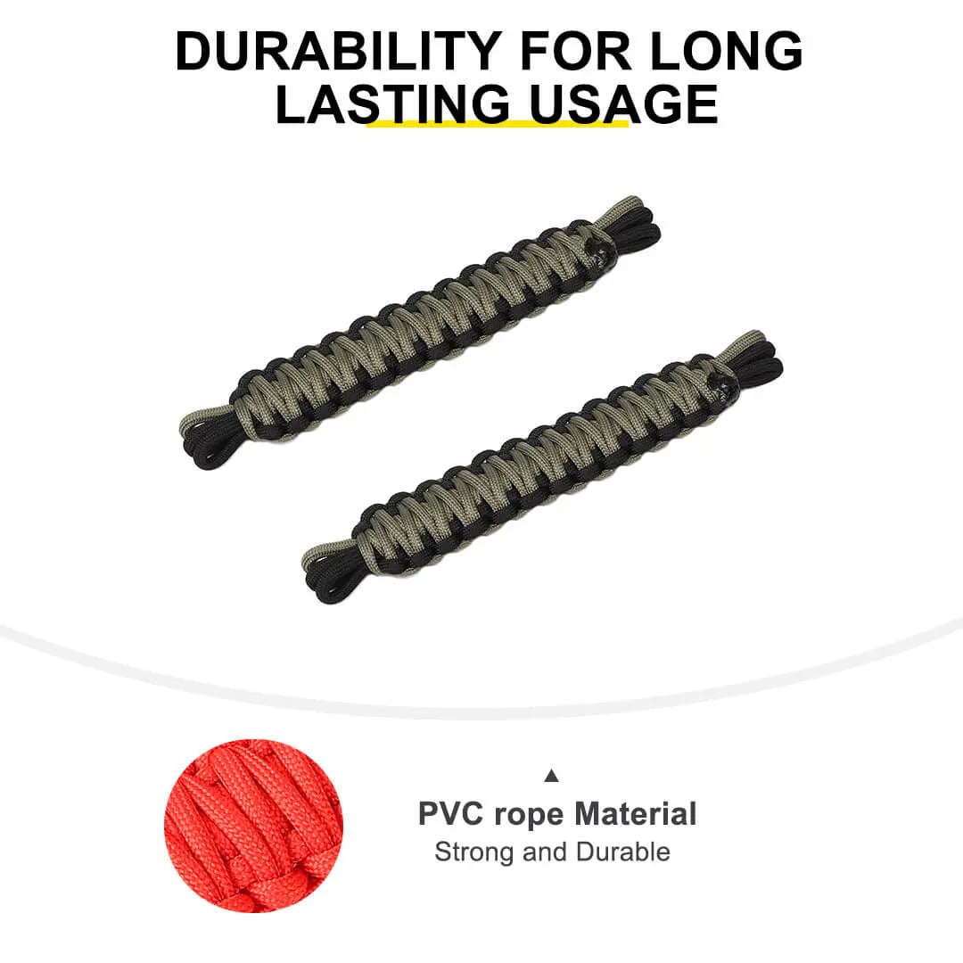 For Jeep Wrangler JK JKU YJ TJ CJ Door Limiting Straps Swing Door Check Stopper（2 pcs）