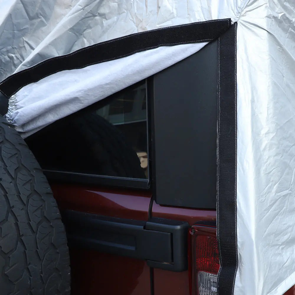 For Jeep Wrangler JK JL 2Door Car Rain Snow Cover Windproof Dustproof UV Protection Sunshade