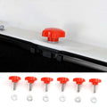 For Jeep Wrangler JK JL 4-Door 6x Hardtop Quick Removal Bolts Thumb Screws