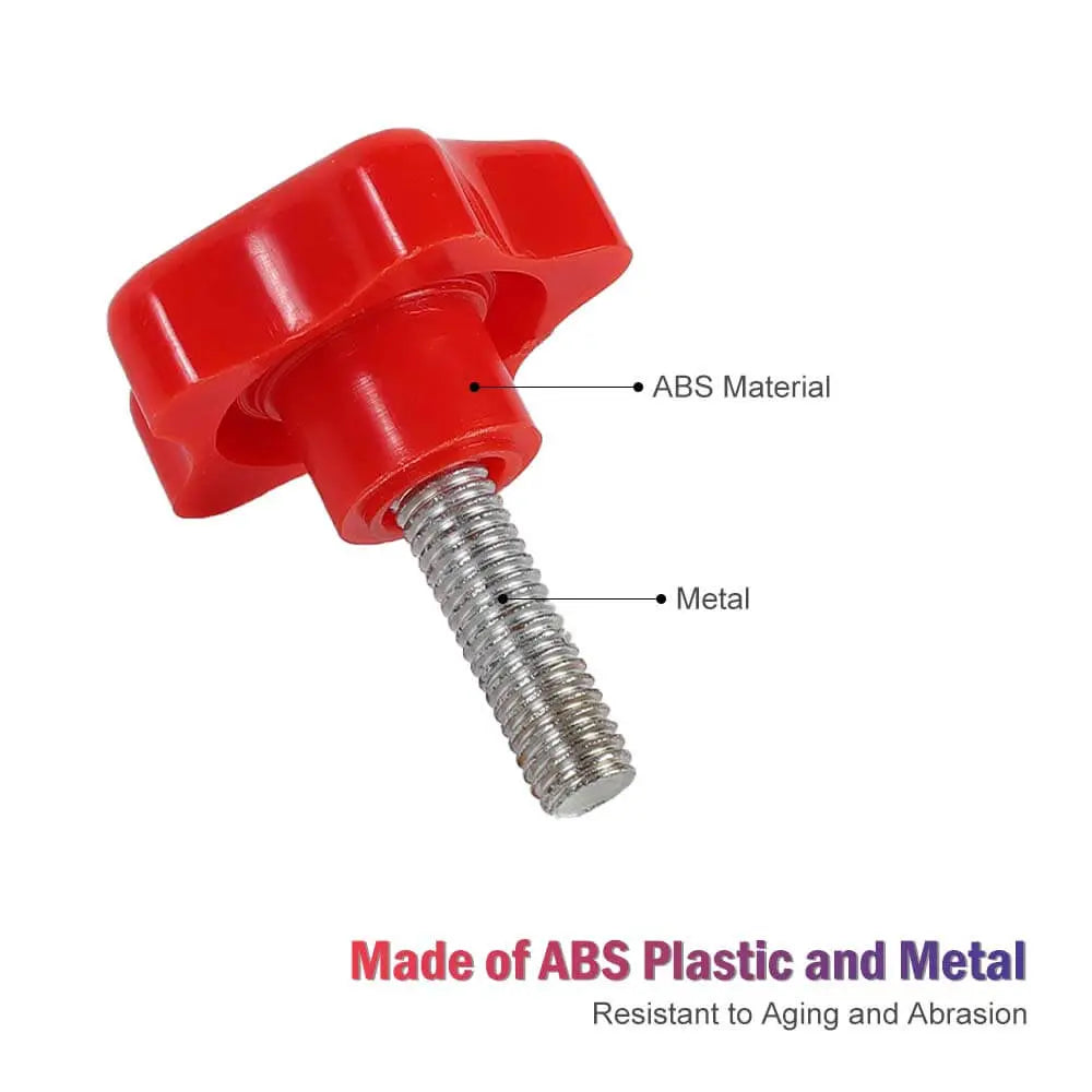 For Jeep Wrangler JK JL 4-Door 6x Hardtop Quick Removal Bolts Thumb Screws