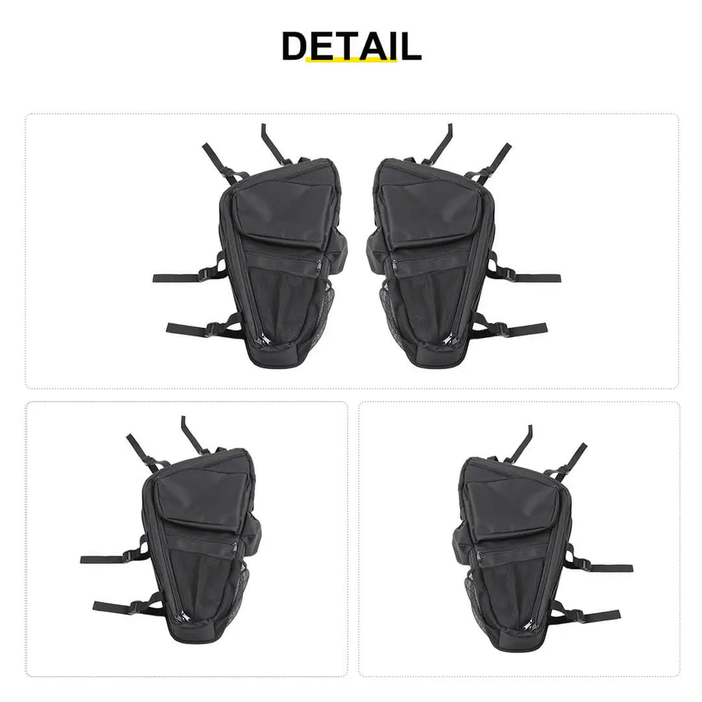 For Jeep Wrangler JK JL 4-Door Version Interior Roll Bar Storage Bag Organizer Multi-Pocket  Accessories