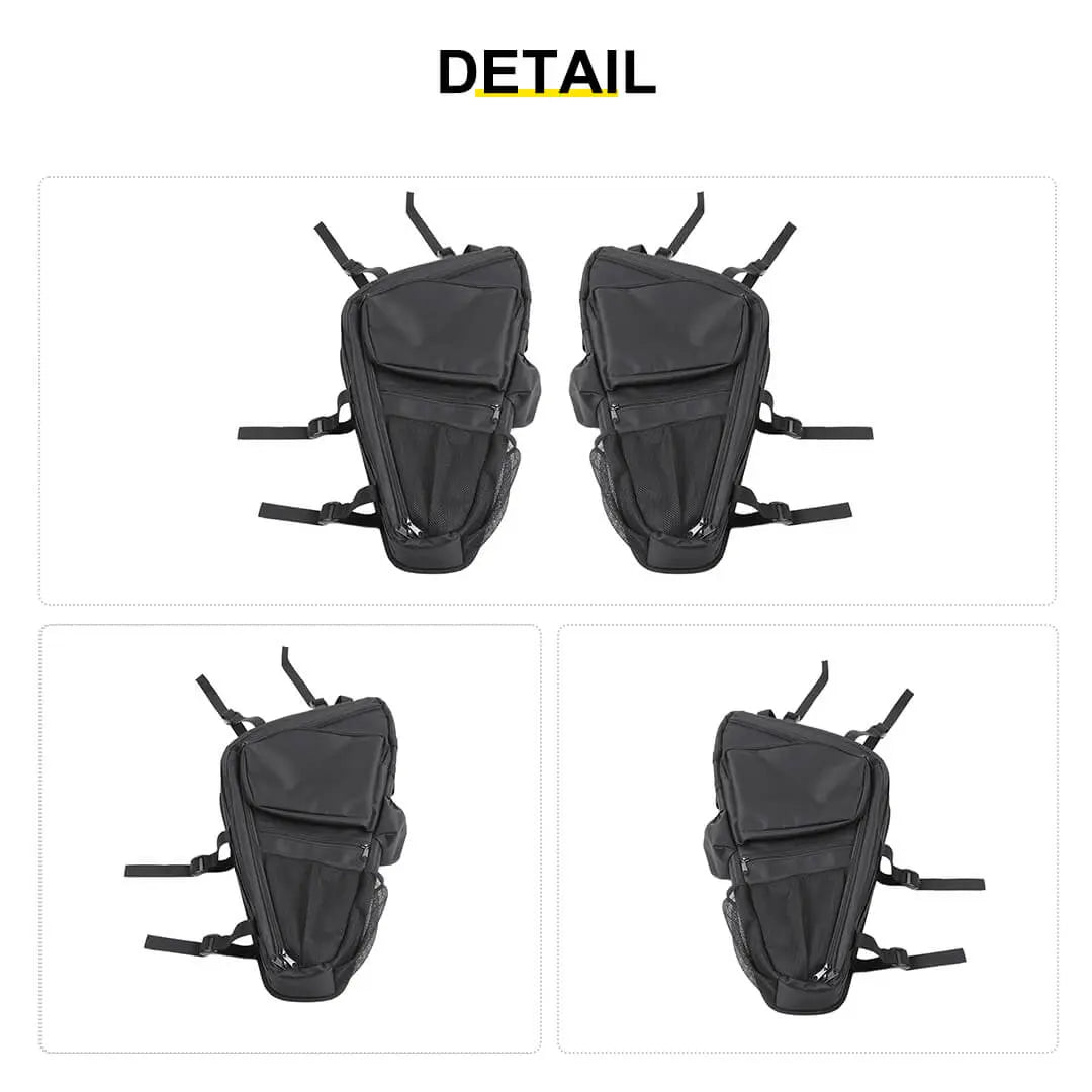 For Jeep Wrangler JK JL 4-Door Version Interior Roll Bar Storage Bag Organizer Multi-Pocket  Accessories