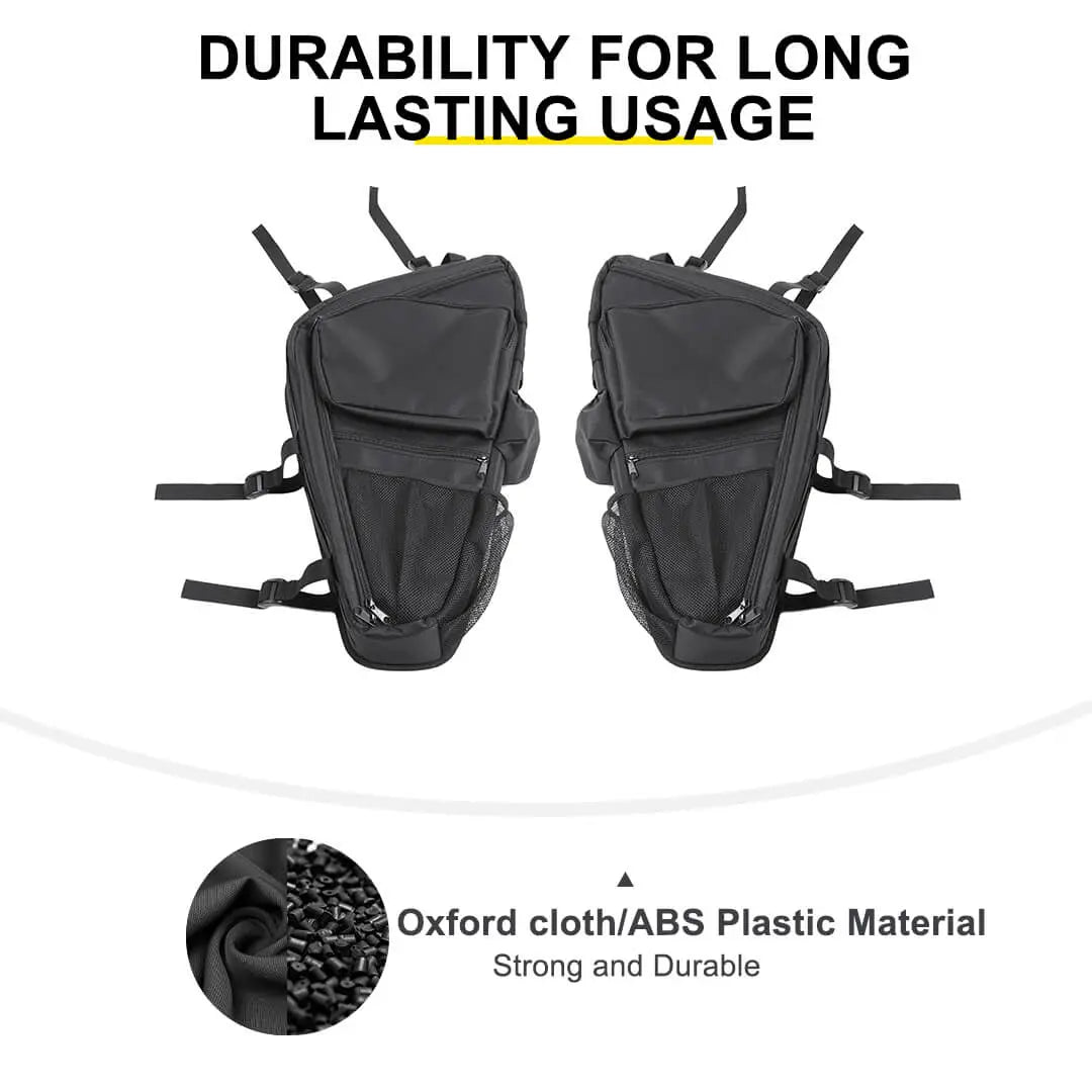 For Jeep Wrangler JK JL 4-Door Version Interior Roll Bar Storage Bag Organizer Multi-Pocket  Accessories