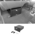 For Jeep Wrangler JK/JL 4-Dr Rear Under Seat Security Storage Organizer Lock Box