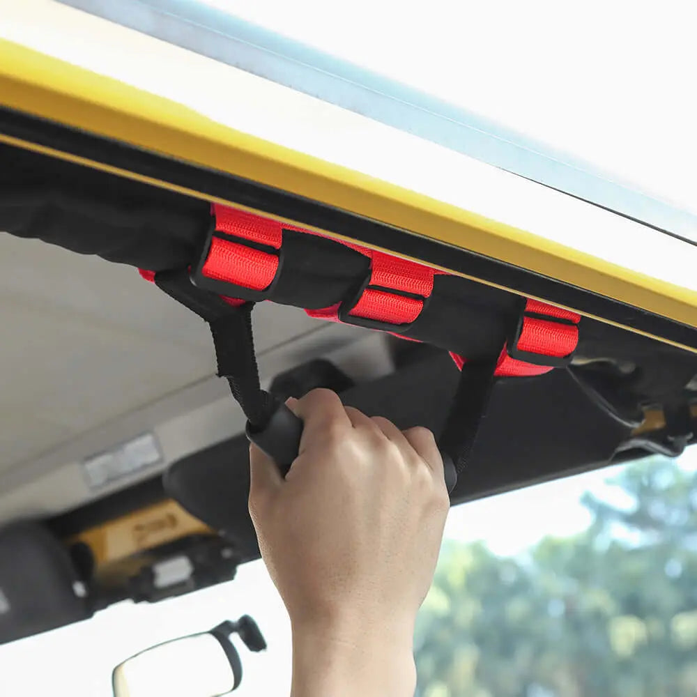 For Jeep Wrangler JK JL CJ YJ TJ JT 4PCS Top Roll Bar Grab Handles