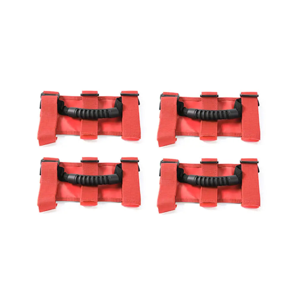 For Jeep Wrangler JK JL CJ YJ TJ JT 4PCS Top Roll Bar Grab Handles