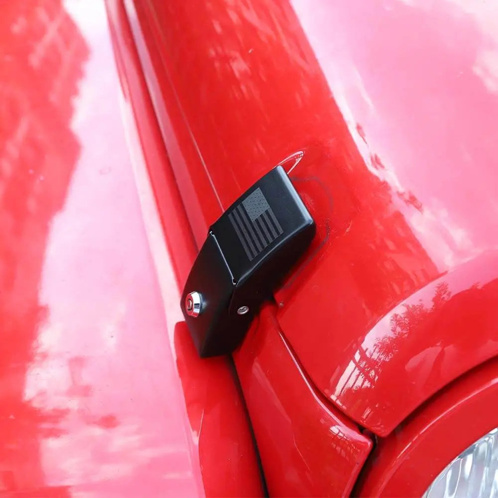 For Jeep Wrangler JK JL Gladiator JT Hood Latches Locking Catch Kit Aluminum Alloy