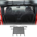 For Jeep Wrangler JK JL Gladiator JT Rear Seat Divider Net Mesh Cargo Net Dog Car Barrier