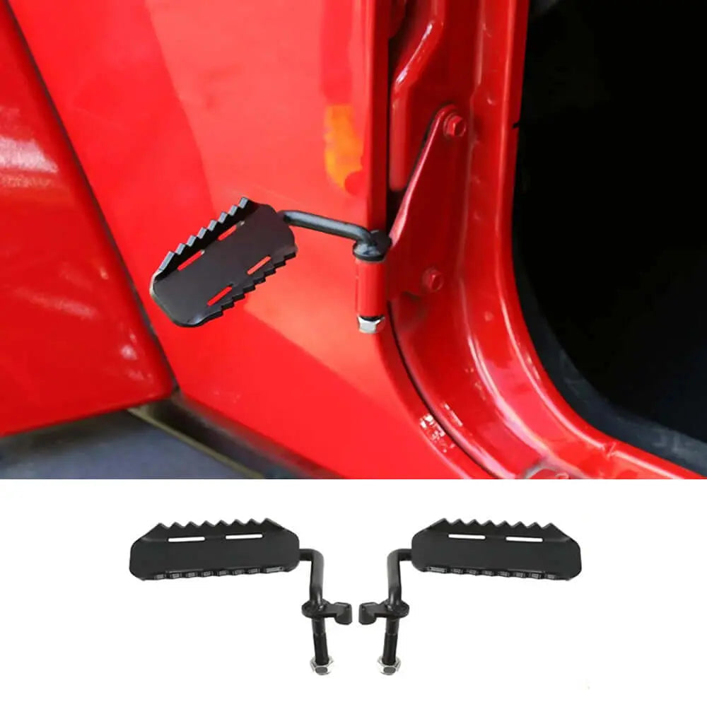 For Jeep Wrangler JK JL Gladiators JT Foot Pegs Door Hinge Foot Step