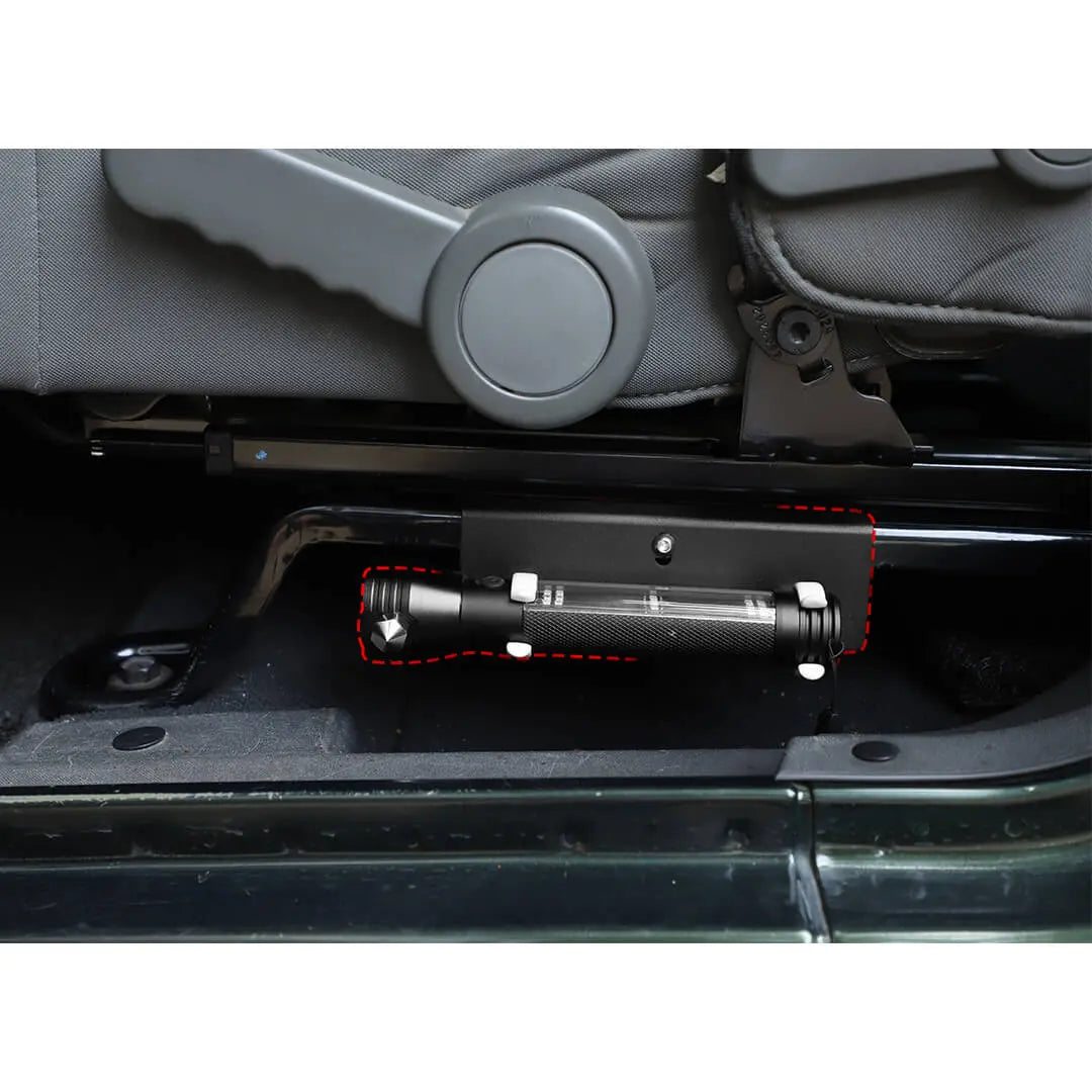 For Jeep Wrangler JK JL Interior Multifunctional Flashlight Safety Hammer Bracket Accessories