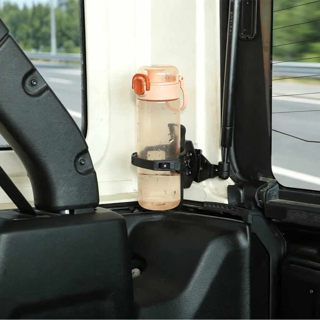 For Jeep Wrangler JK JL Interior Rear Cargo Trunk Fire Extinguisher Cup Holder Stand Support