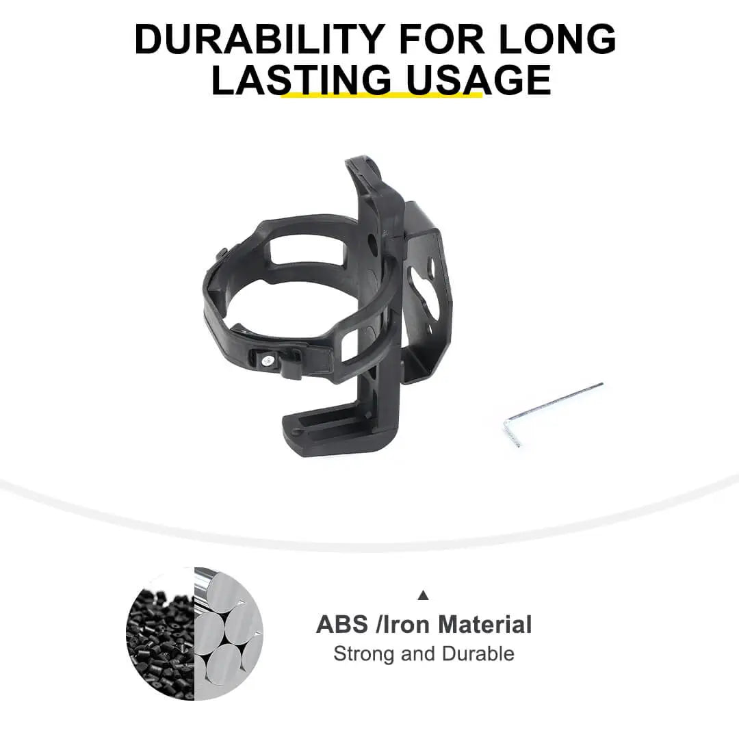 For Jeep Wrangler JK JL Interior Rear Cargo Trunk Fire Extinguisher Cup Holder Stand Support