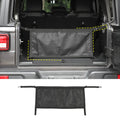For Jeep Wrangler JK JL Interior Rear Trunk Cargo Shielded Isolation Net Cover