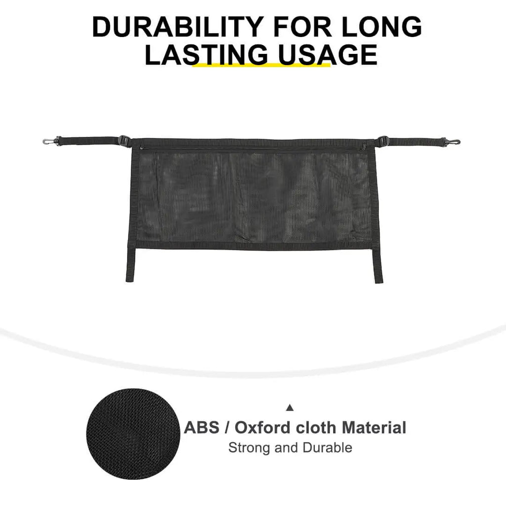 For Jeep Wrangler JK JL Interior Rear Trunk Cargo Shielded Isolation Net Cover