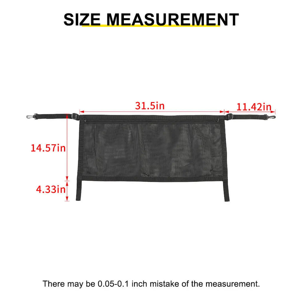For Jeep Wrangler JK JL Interior Rear Trunk Cargo Shielded Isolation Net Cover