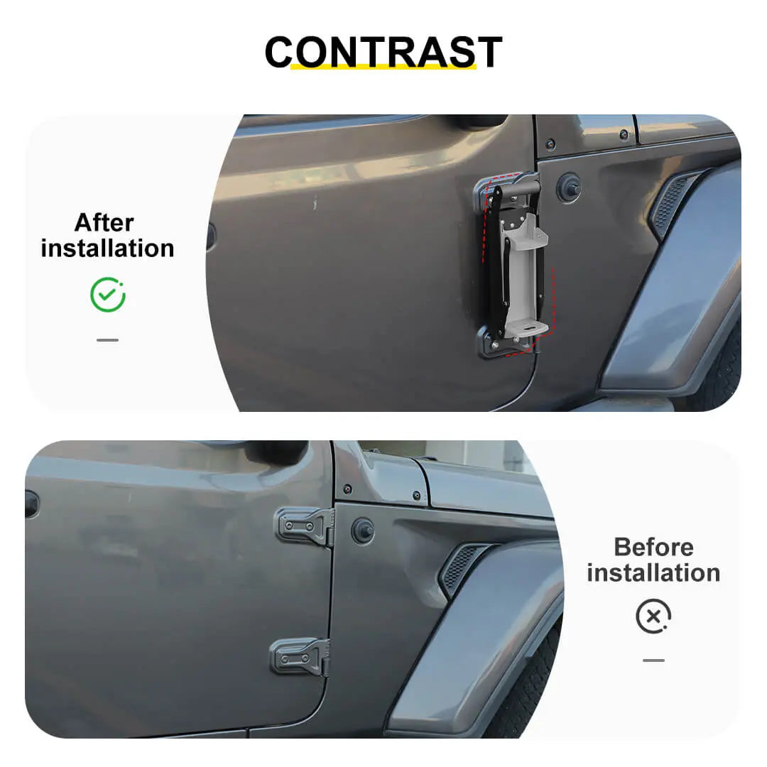 For Jeep Wrangler JK/JL/JT Beer Tin Can Crusher Car Hood Recycling Tool Bottle Opener