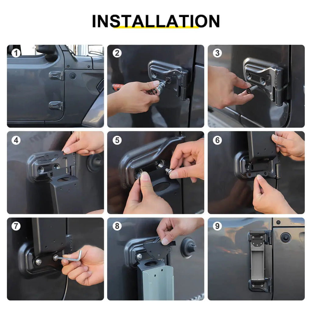 For Jeep Wrangler JK/JL/JT Beer Tin Can Crusher Car Hood Recycling Tool Bottle Opener