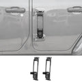 For Jeep Wrangler JK JL JT Door Hinge Step Foot Peg Metal Foldable Foot Pedal