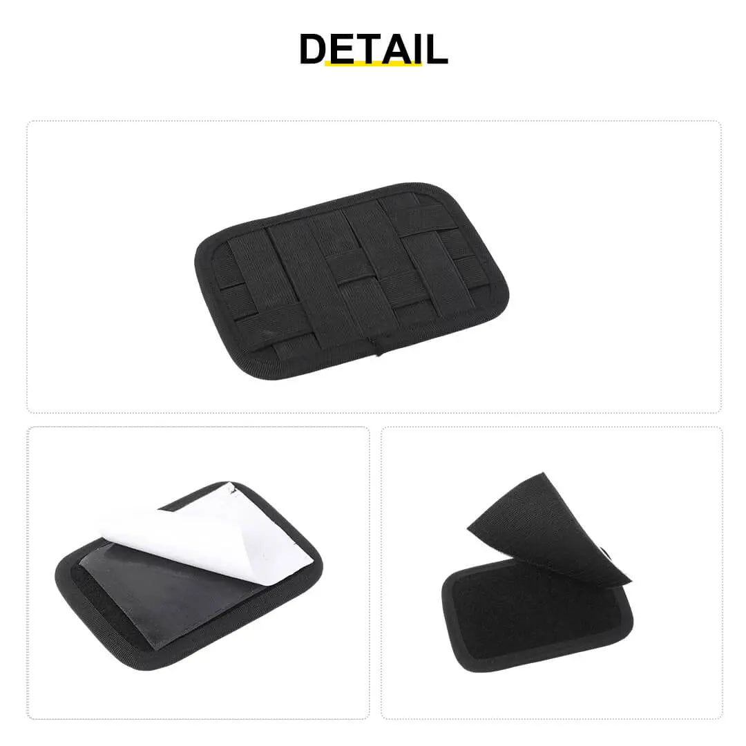 For Jeep Wrangler JK JL JT Interior Armrest Box Hanging Elastic Grid Woven Board Accessories