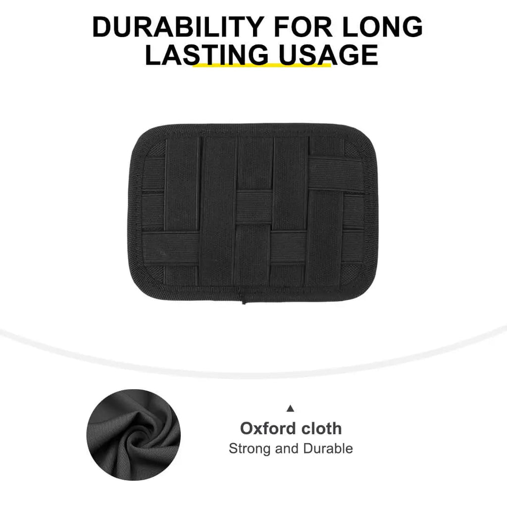 For Jeep Wrangler JK JL JT Interior Armrest Box Hanging Elastic Grid Woven Board Accessories
