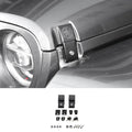 For Jeep Wrangler JK/JL/JT Lockable Hood Latches Buckle Catch Fixed (2 pcs)