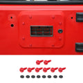 For Jeep Wrangler JK JL Rear Tailgate Spare Tire Bumper Screws Bolts Kit (8 pcs)