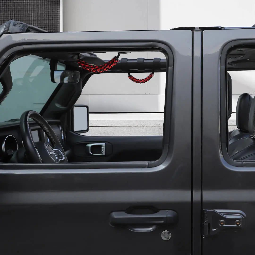 For Jeep Wrangler JK JL TJ JT Car Top Roll Bar Grip Grab Pull Handle Accessories 4 (pcs)
