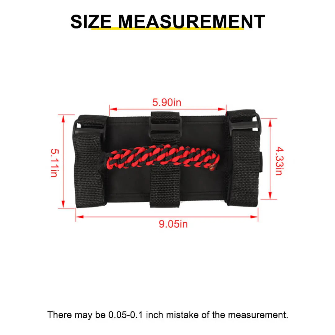 For Jeep Wrangler JK JL TJ JT Car Top Roll Bar Grip Grab Pull Handle Accessories 4 (pcs)