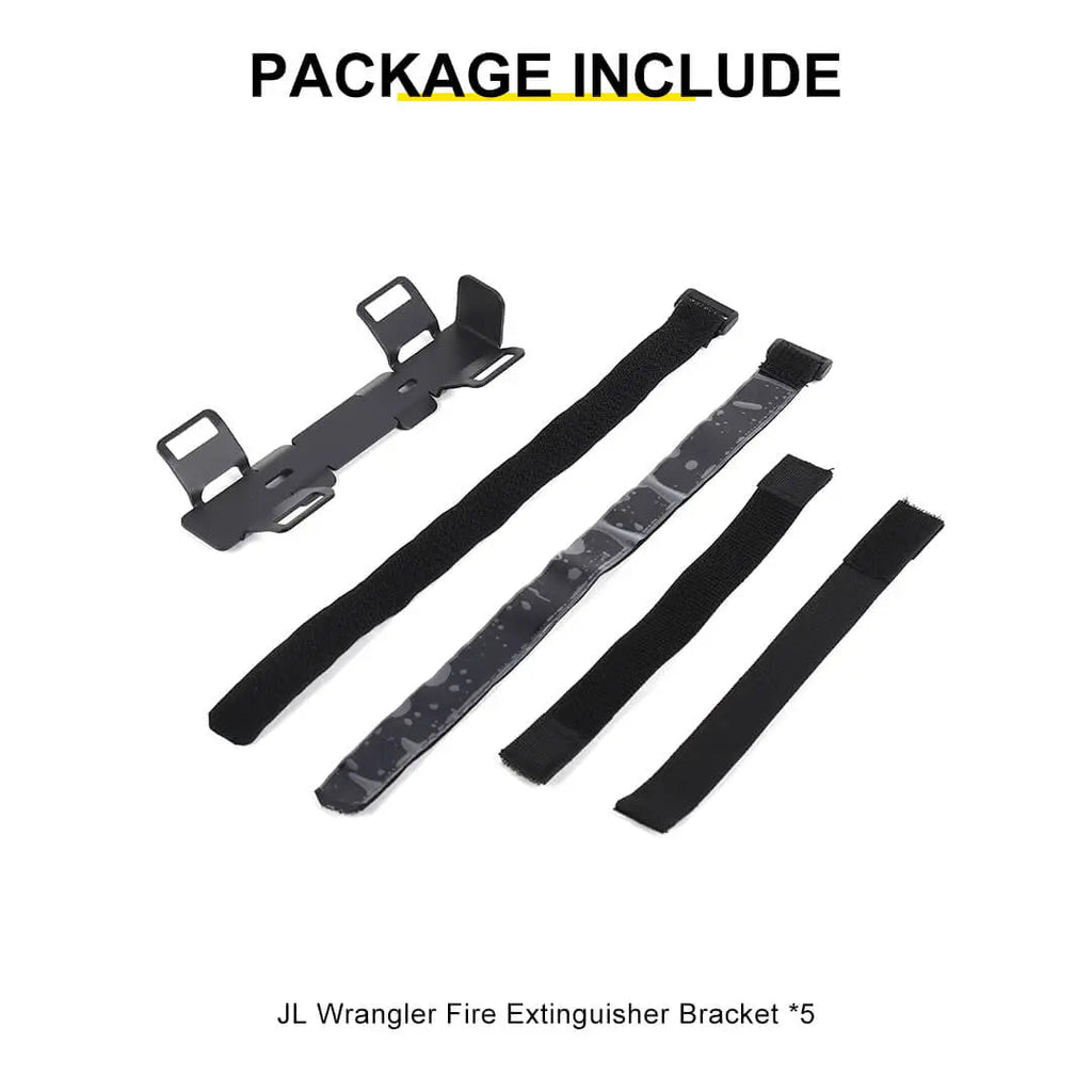 For Jeep Wrangler JK JL TJ Metal Fire Extinguisher Mount Holder Bracket Stand Accessoreis