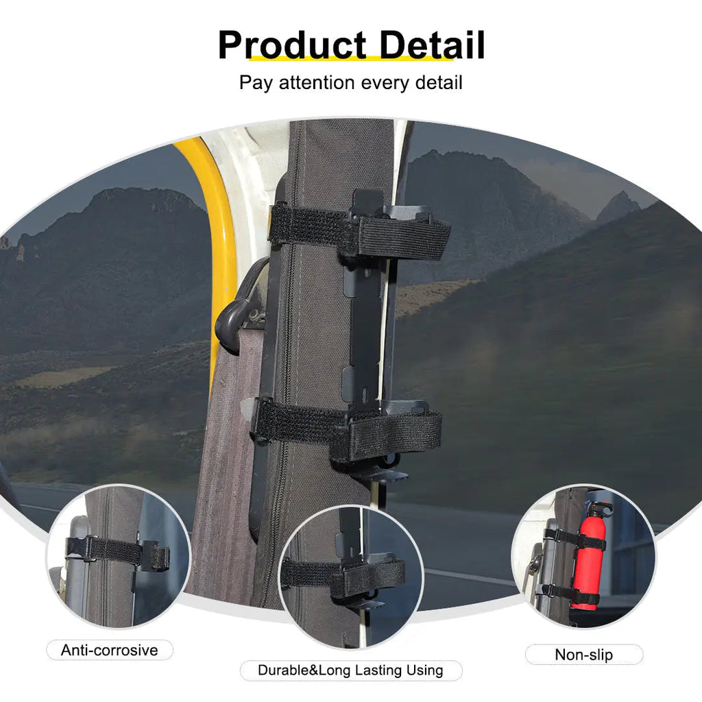 For Jeep Wrangler JK JL TJ Metal Fire Extinguisher Mount Holder Bracket Stand Accessoreis