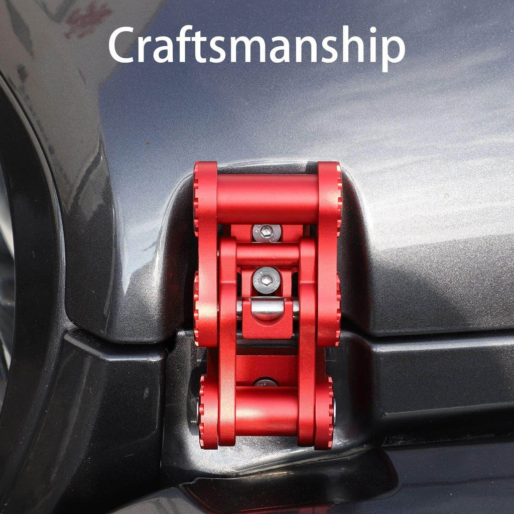 For Jeep Wrangler JK JL & Gladiator JT Hood Latches Aluminum Hood Catch Set