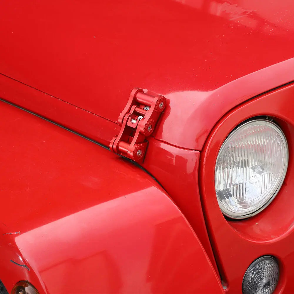 For Jeep Wrangler JK JL & Gladiator JT Hood Latches Aluminum Hood Catch Set