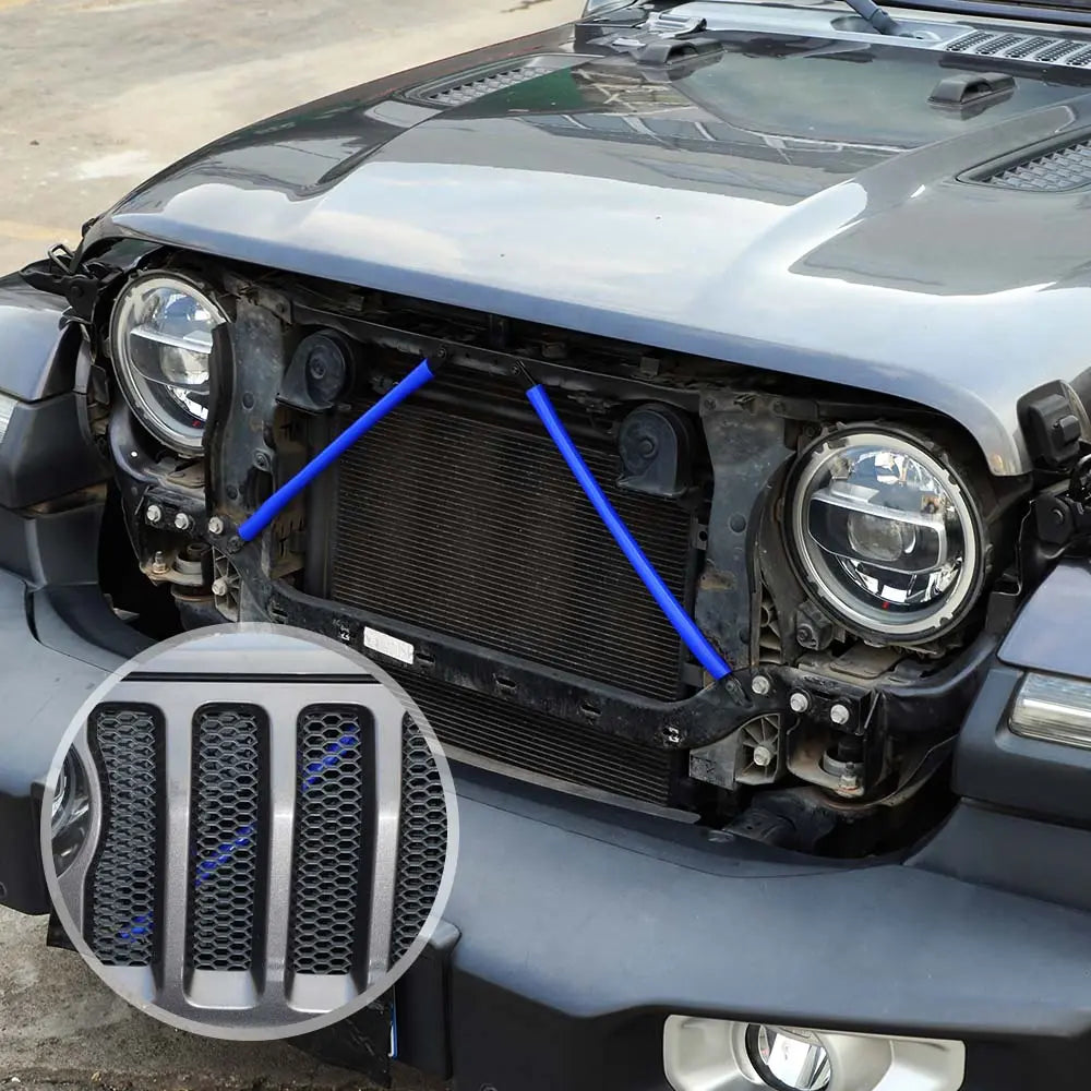 For Jeep Wrangler JK JL & Gladiator JT Water Tank Protect Bar Rod Rubber Sleeve Cover Trim