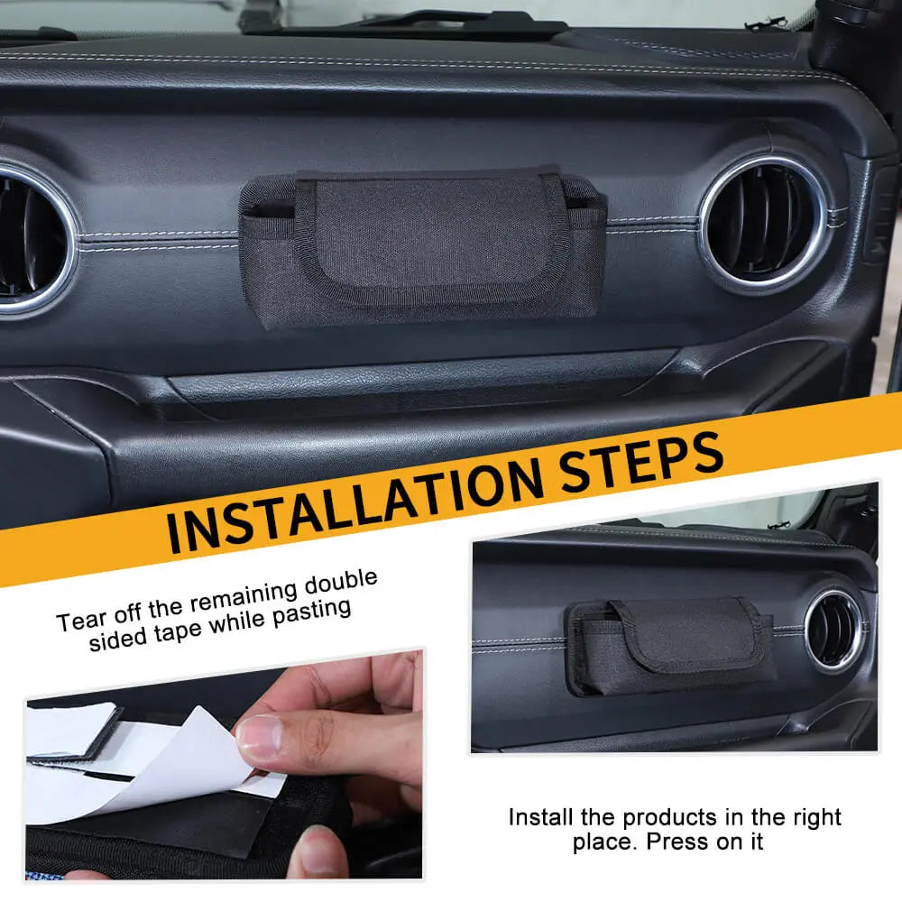 For Jeep Wrangler JK TJ JL & Gladiator JT Dashboard Co-Pilot Multi-functional Storage Bag Organizer